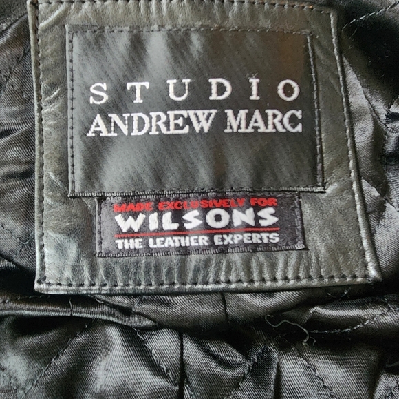 Studio Andrew Marc Wilson's Leather Jacket  Xl - Picture 8 of 9